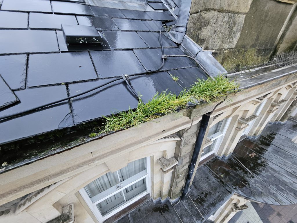 blocked gutter cardiff